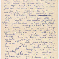 Letter by Harijs Gāliņš to Jānis Grants (the first part)